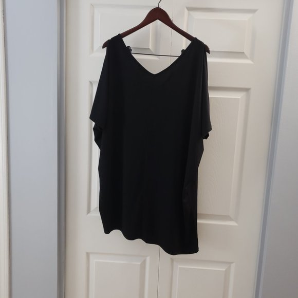 EUC Dex Sz 2x cold shoulder blouse - Picture 3 of 7